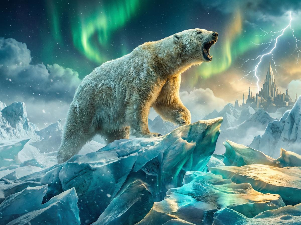 青柠视频-北极熊冰川巡游视频