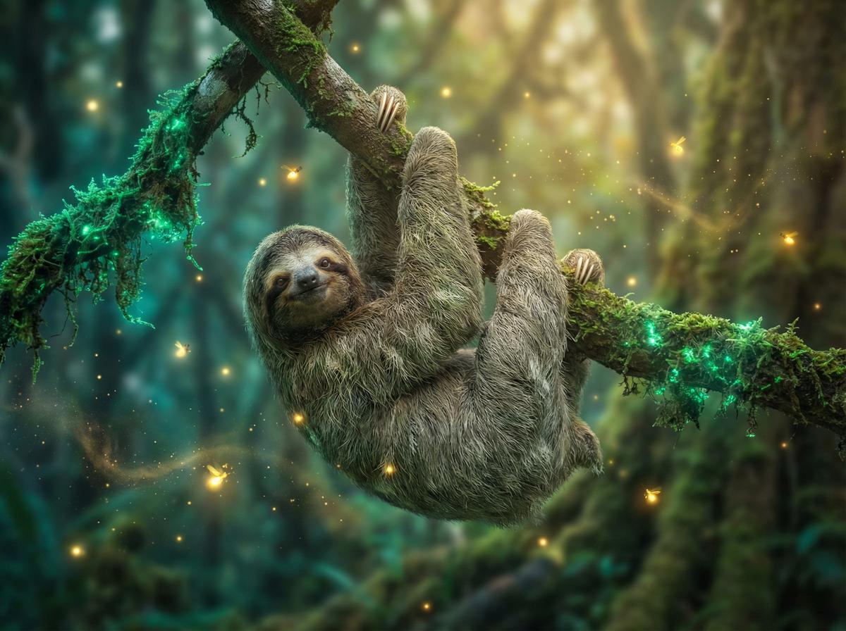 青柠视频-树懒雨林慢生活视频